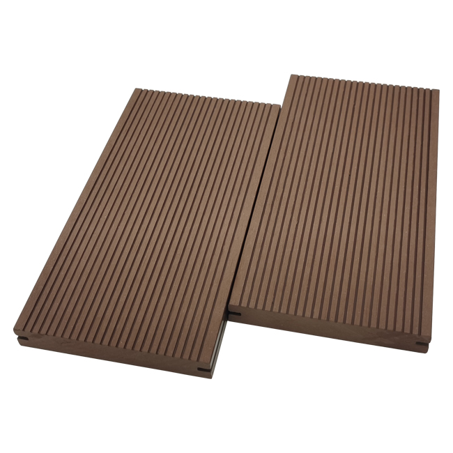 23x150 mm WPC Composite Decking Boards für die Outdoor -Bodenbedeckungsfabrik 